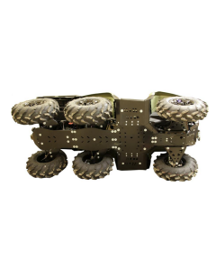 Iron Baltic Hasplåt komplett sats (Plast): Can-Am Outlander 6x6 450 T (2020+)