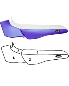 BlackTip Sea-Doo GT/GTI/GTS/GTX Skräddarsydd Sätesöverdrag 90-00