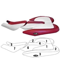 BlackTip Sea-Doo LRV & LRV DI Skräddarsydd Sätesöverdrag 00-03