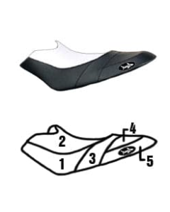 BlackTip Sea-Doo RX /RX DI /RXX Skräddarsydd Sätesöverdrag 00-03