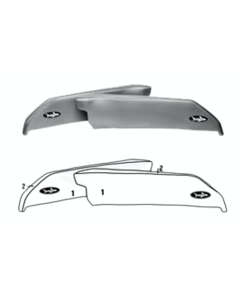 BlackTip Kawasaki 650 SX Skräddarsydd Sidoöverdrag 87-93