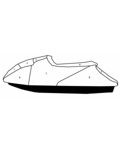 Sea-Doo GTI 130/155 - GTI SE 90/130/155 - GTR 215/230 - GTS 130 - Wake 155 Skräddarsydd Kapell 10-18