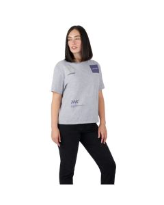 Can-Am Racing boxig t-shirt – dam Melerad grå