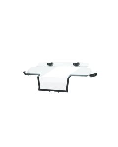 Polaris Lock & Ride Poly Rear Panel, 2-Seat PRO R '25