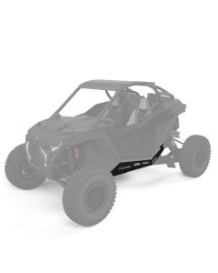 Polaris lågprofilerade sidostegsskydd, 2-sits – matt svart