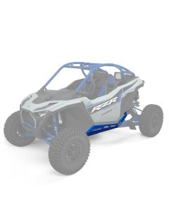 Polaris lågprofilerade sidostegsskydd, 2-sits – Polaris Blue