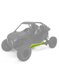 Polaris lågprofilerade sidostegsskydd, 2-sits – Neon Lime