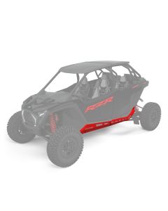 Polaris lågprofilerade sidostegsskydd, 4-sits – Indy Red