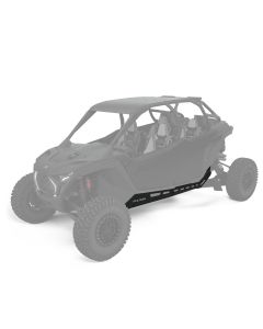 Polaris lågprofilerade sidostegsskydd, 4-sits – matt svart
