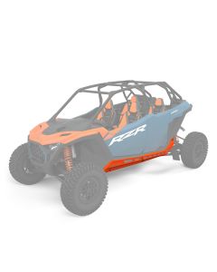 Polaris lågprofilerade sidostegsskydd, 4-sits – Orange Burst
