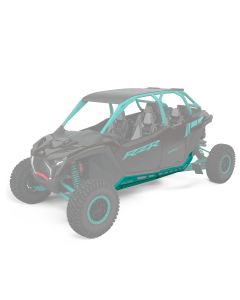 Polaris lågprofilerade sidostegsskydd, 4-sits – Radiant Green
