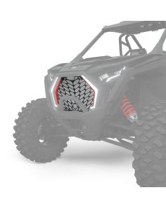 Polaris Pro Armor främre aluminiumgrill – Orange Burst PRO S/4 '25, PRO XP/4 ‘25