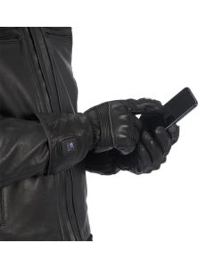 Can-Am Peerce Radiant läderhandskar – unisex – CE/UKCA Svart