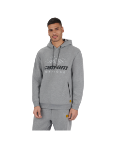 Can-Am Performance Fleece Hoodie Heather charcoal 2023