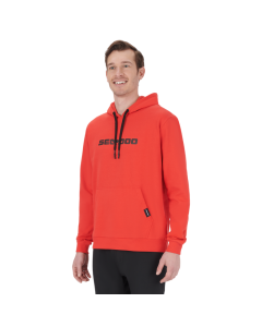  Sea-Doo Men's Signature Pullover Hoodie Lava Red 2024