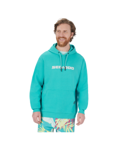 Sea-Doo Men's Signature Pullover Hoodie Turquoise 2024