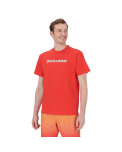 Sea-Doo Men's Signature T-Shirt Lava Red 2024