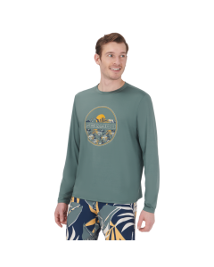 Sea-DooMen's UV Protection Printed Long Sleeve Shirt Magnesium 2024