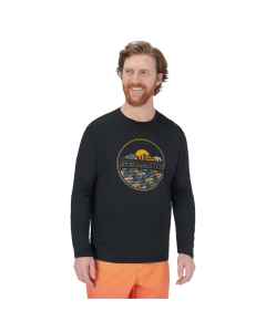 Sea-DooMen's UV Protection Printed Long Sleeve Shirt Black 2024