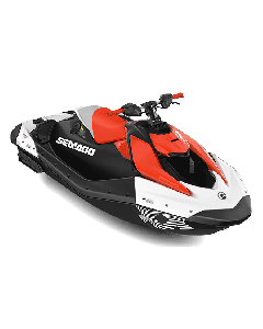 Sea-Doo Spark 1up Trixx 90 White / Dragon Red 2025