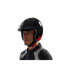 Can-Am Retro Öppen Hjälm Svart med Grafik