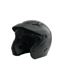 Can-Am Exome Open-Face Hjälm – Matt Svart