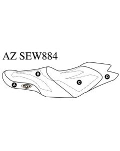 Hydro Turf Sätesöverdrag Sea-Doo GTS130 / GTI 11-17 / Wake 155 12-17