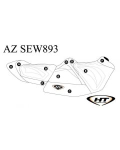 Hydro Turf Sätesöverdrag Sea-Doo RXT 230 19, RXT-X 300 & Wake Pro 230 18-20