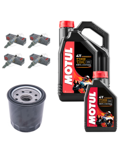 Motul Kawasaki 4-takt servicesats med SBT oljefilter + PMR9B