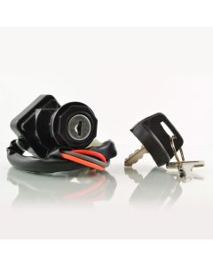 3 Pos. Ignition Key Switch For Suzuki Quadsport Ozark Quadrunner / Arctic Cat 250-500 cc XC Alterra / Kawasaki 1998-2017
