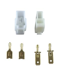 Universal 2-Pin Perpendicular Connectors Kit (4/Pack)