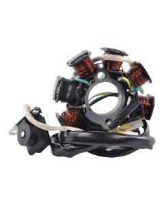 Stator For Scooter Moped Go Kart GY6 50 cc / QMB139 Engines - 8 Coils / 5 Wires
