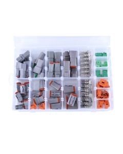 186 pcs Connector Kit Deutsch Replacement for TE Connectivity Deutsch 2-Way / 3-Way / 4-Way / 6-Way DT Series