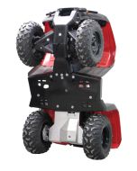 Iron Baltic Hasplåt komplett sats (Plast): Honda TRX 420 FA/FE/FM (2014+)
