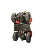 Iron Baltic Hasplåt komplett sats (Plast): Can-Am Outlander G2 450 L / 500 L / 570 L