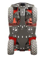 Iron Baltic Hasplåt komplett sats (Plast): Honda TRX 420 FA6 (IRS) / TRX 500/520 FA (IRS)