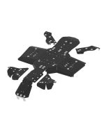 Iron Baltic Hasplåt komplett sats (Plast): Can-Am Outlander G2 (2019-2024)