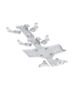 Iron Baltic Hasplåt komplett sats (Aluminium): Can-Am Outlander G2 6x6 (2019+)