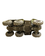 Iron Baltic Hasplåt komplett sats (Plast): Can-Am Outlander 6x6 450 T (2020+)