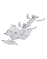 Iron Baltic Hasplåt komplett sats (Aluminium): Can-Am Outlander 6x6 450 MAX