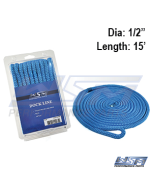 WSM Förtöjningslina 12,7mm x 4,6m Svart