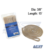 WSM Förtöjningslina 9,5mm x 4,6m Guld