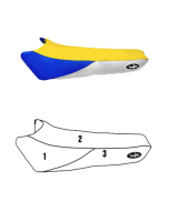 BlackTip Yamaha Wave Raider 700/760/1100 Skräddarsydd Sätesöverdrag 94-97