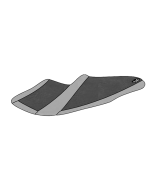 BlackTip Yamaha VXR Grå & Mörkgrå Sätesöverdrag 11-14