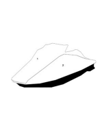 Sea-Doo GTX 155/215/230/300 - RXT 215/260 - RXT-X 260/300 - Wake Pro 215/230 Skräddarsydd Kapell 10-17