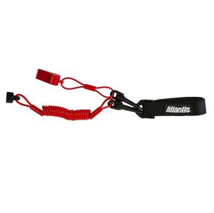 Floating Whistle Lanyard, SeaDoo Pro, Red