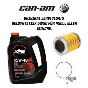 Can-Am Original Servicesats delsyntet 5W40 - 450cc eller mindre