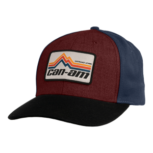 Can-Am UNISEX Curved Cap One size Burgundy 2024