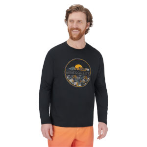 Sea-DooMen's UV Protection Printed Long Sleeve Shirt Black 2024