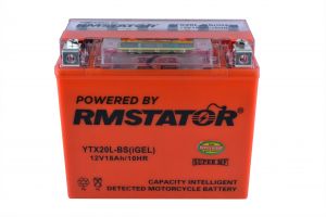 YTX20L-BS 12V 18AH 270 CCA Maintenance Free - Sealed AGM Battery – Built-In Voltage Meter For ATV Motorcycles Snowmobile